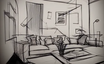 Hand sketch original