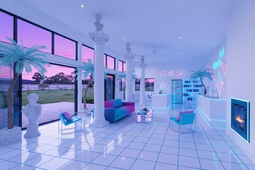 Clean luxury staged listing photo